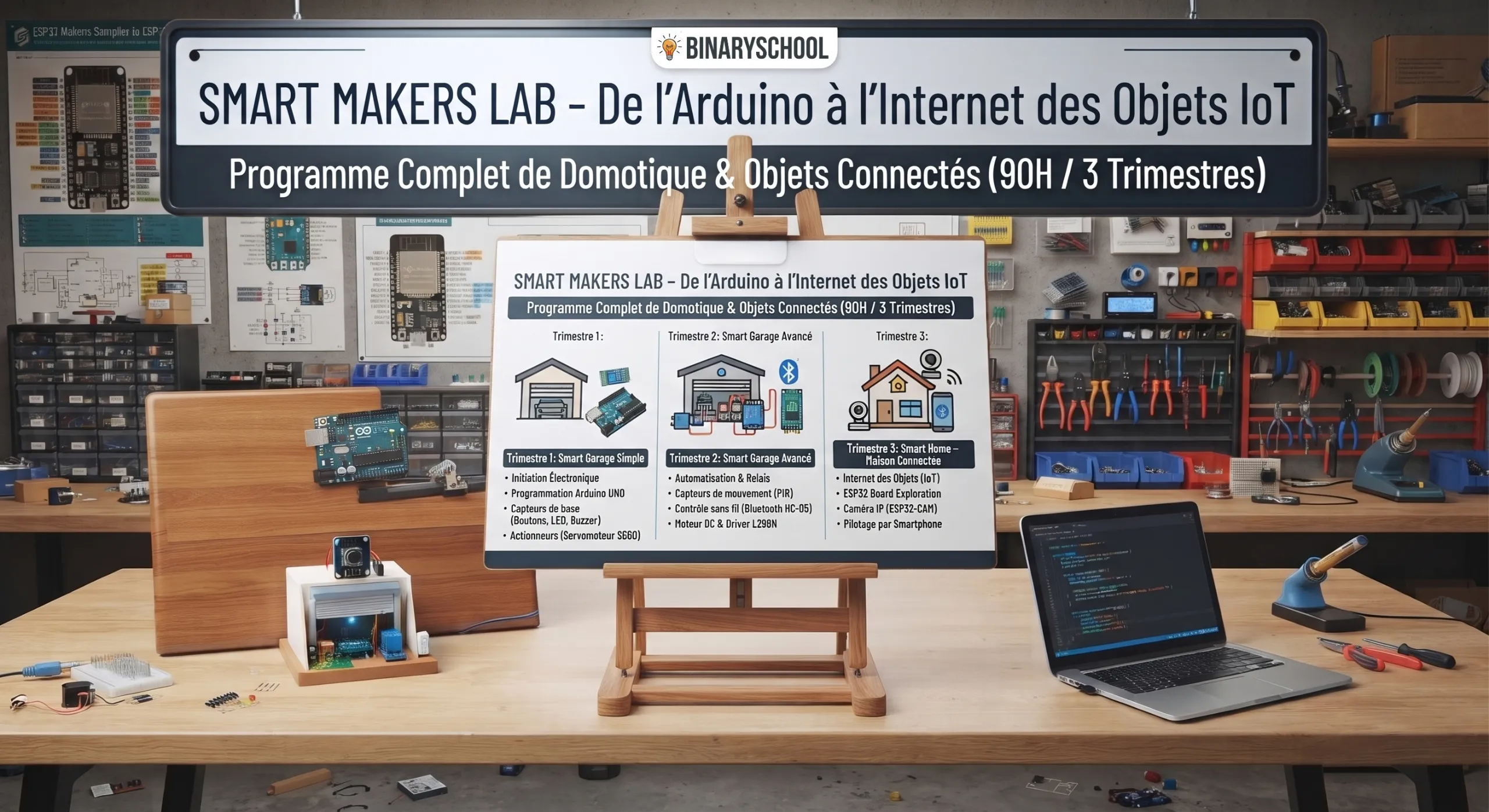SMART MAKERS LAB – De l’Arduino à l’Internet des Objets IoT